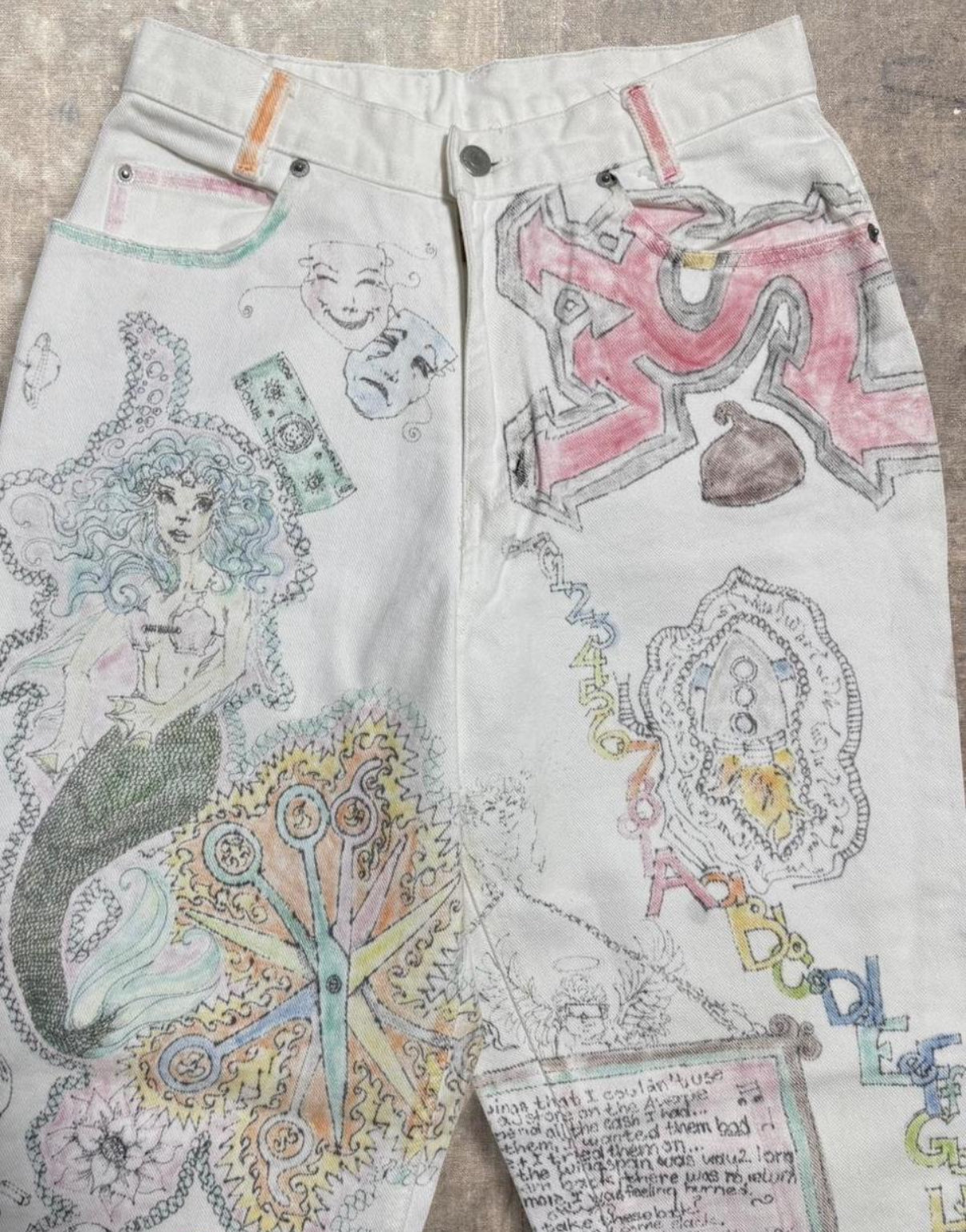 Vintage 1990’s Custom Art Pants (JYJ0125-396)