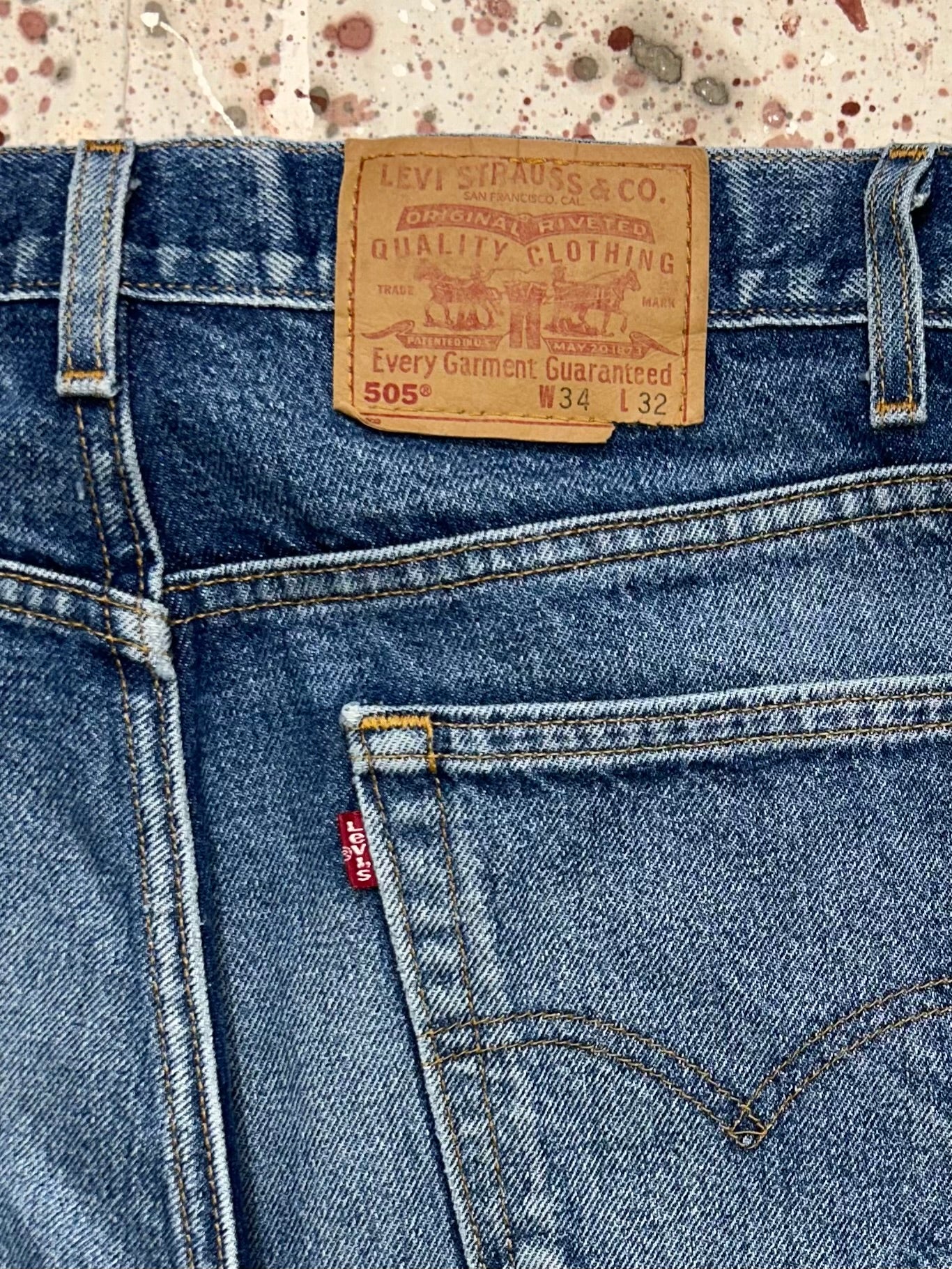 Vintage USA Levi's 505 Superwash Denim Jeans (JYJ0924-267)