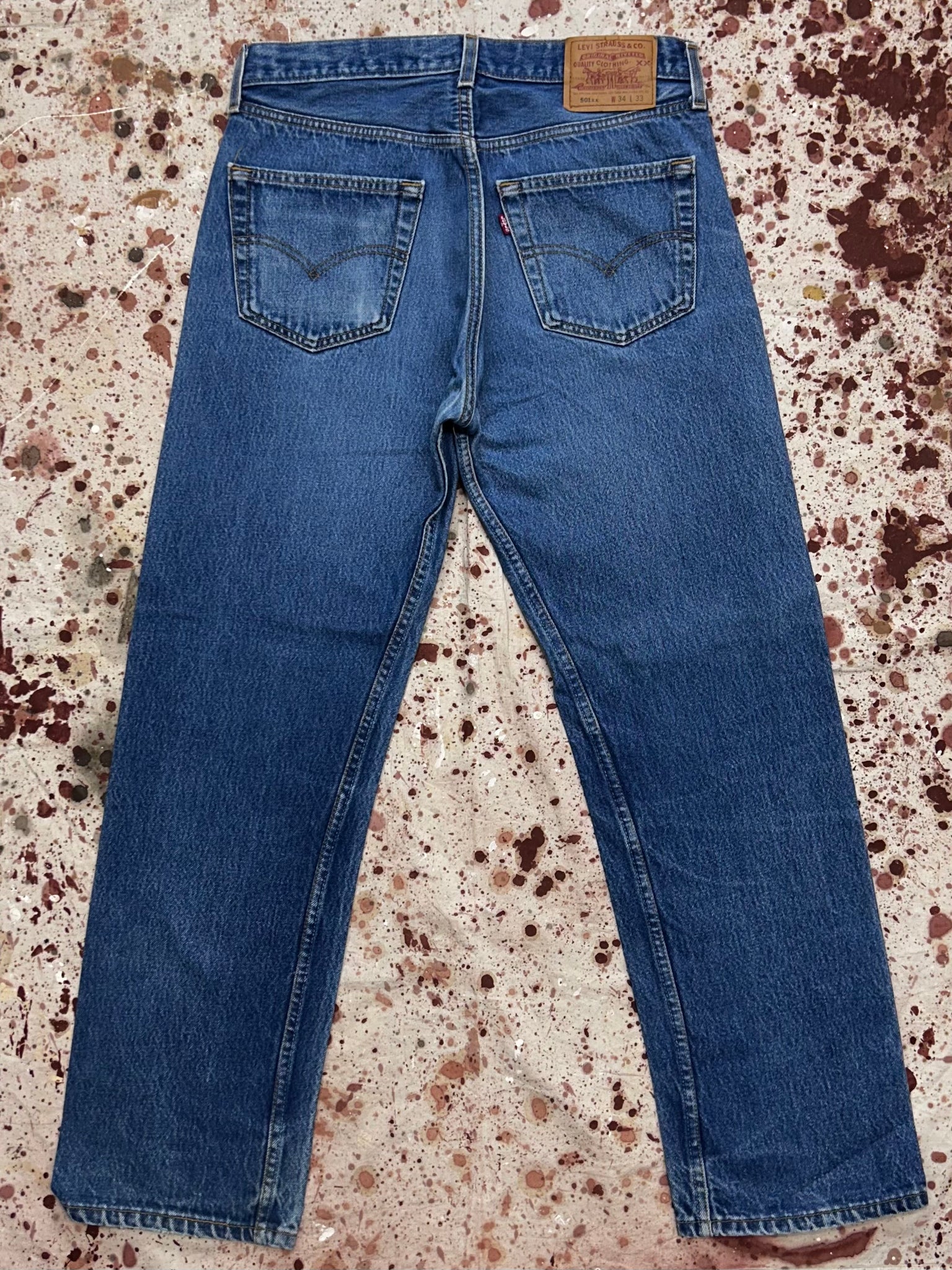 Vintage USA Levi's 501xx Superwash Denim Jeans (JYJ0924-299)