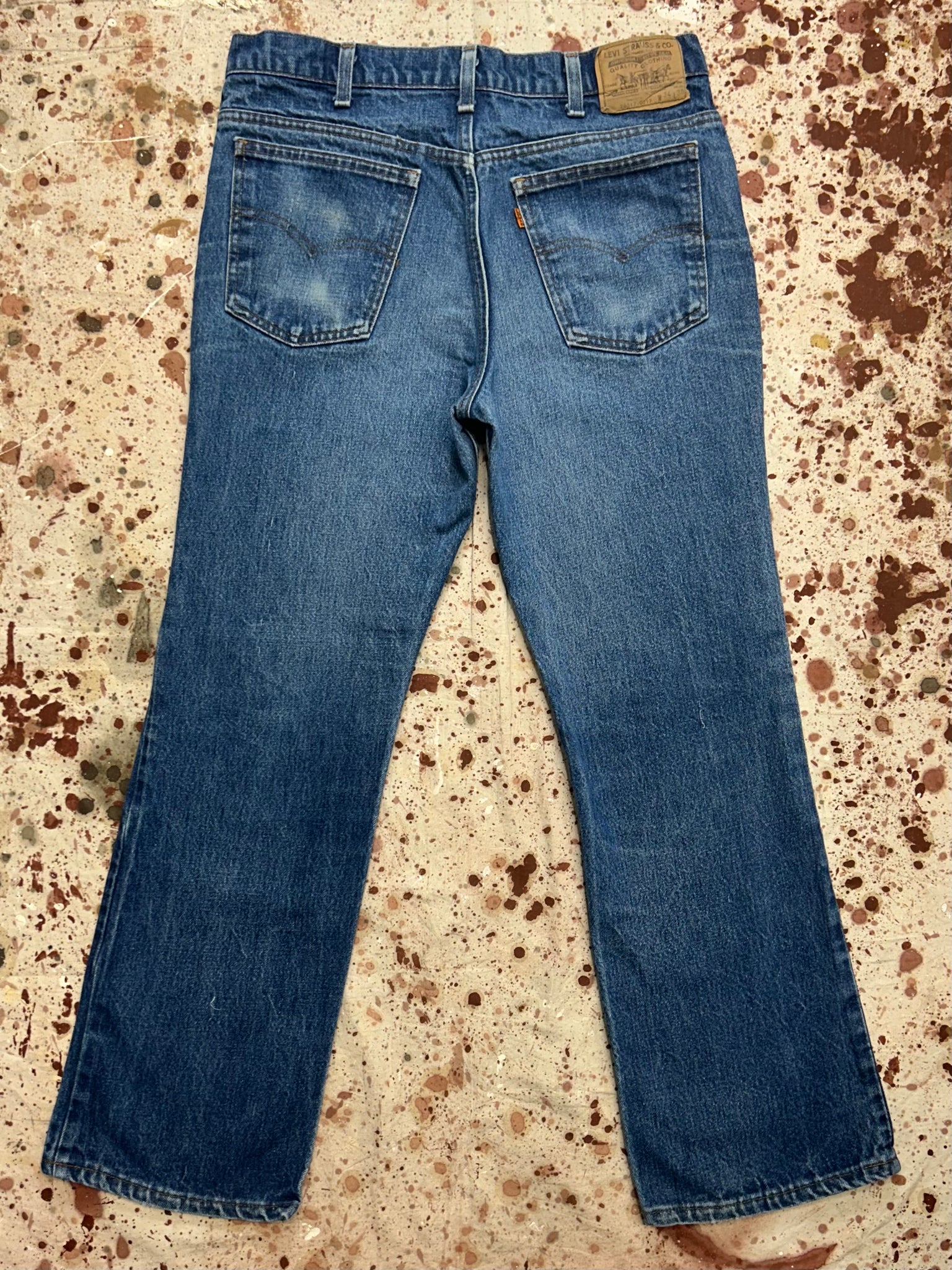 Vintage USA Levi's 517 Superwash Orange Tab Denim Jeans (JYJ1024-321)