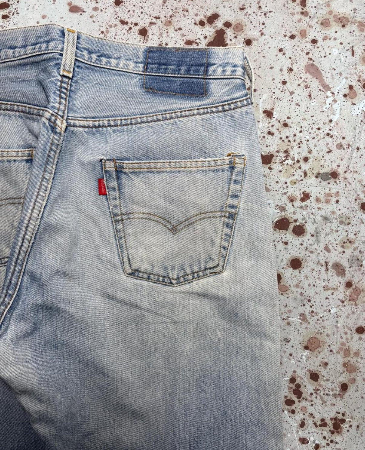 Vintage USA Levi's 501 Redline Denim Jeans (JYJ-231025)