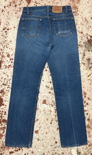 Vintage USA made 501 Super Wash Transitional Tag Denim Jeans (JYJ-4725)