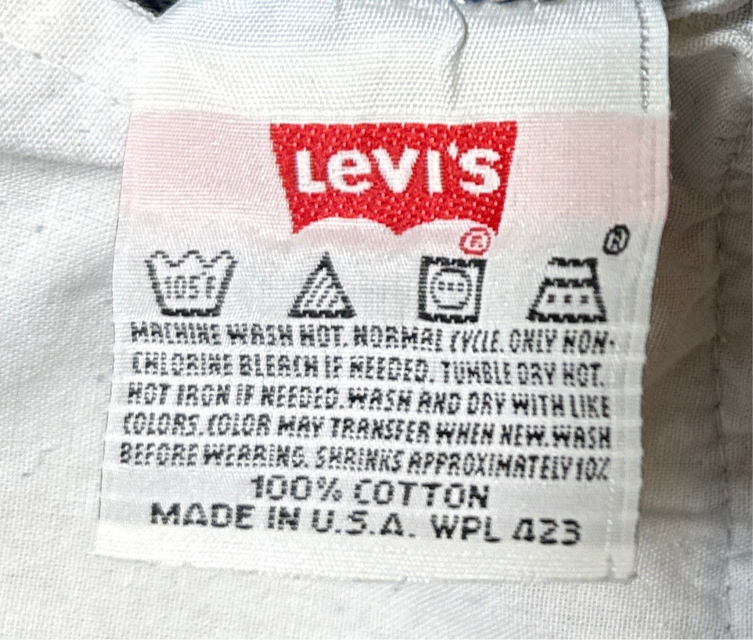 Vintage USA Levi’s 501 Shrink to Fit Perfect Tracks Denim Jeans (JYJ0125-385)