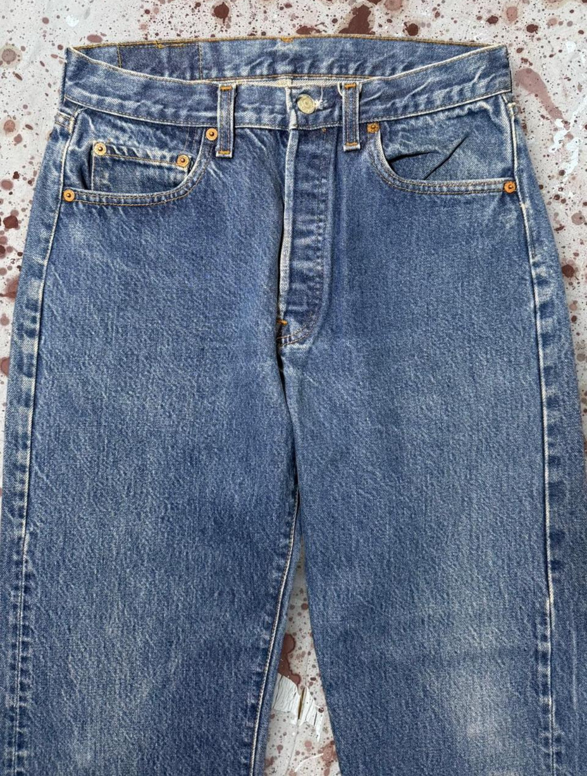 Vintage USA Levi 501 Redline Denim Jeans (JYJ-141025)