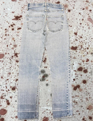 Vintage 1980’s USA made Levi's 501 Light Super Wash Redline Denim Jeans (JYJ-351025)