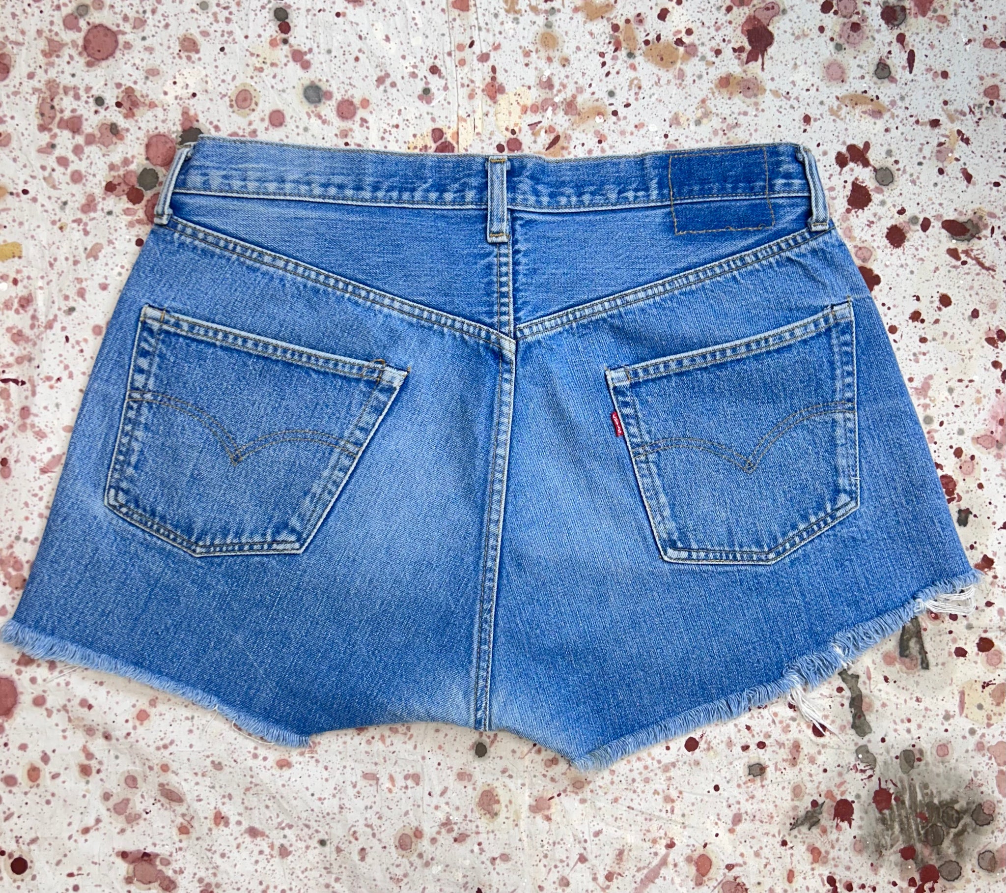 Vintage Levi's 501 Redline Premium Wash Denim Shorts (JYJ0524-249)