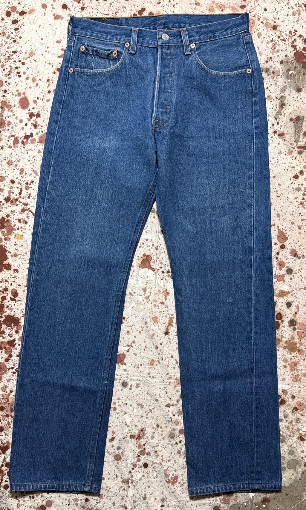Vintage USA Levi’s 501 Shrink to Fit Perfect Tracks Denim Jeans (JYJ0125-385)