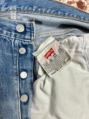 Vintage USA Levi’s 501xx Superwash Denim Jeans (JYJ0125-400)