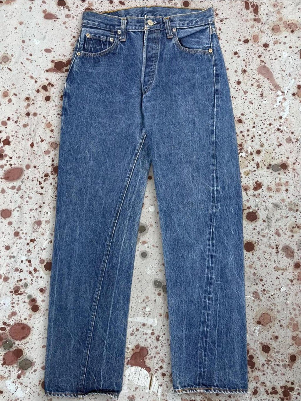 Vintage USA Levi 501 Redline Denim Jeans (JYJ-171025)