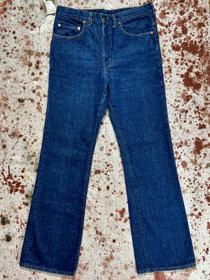 Vintage USA Levi 517 Transitional Talon 42 Zip One-Wash Denim Jeans (JYJ0424-170)