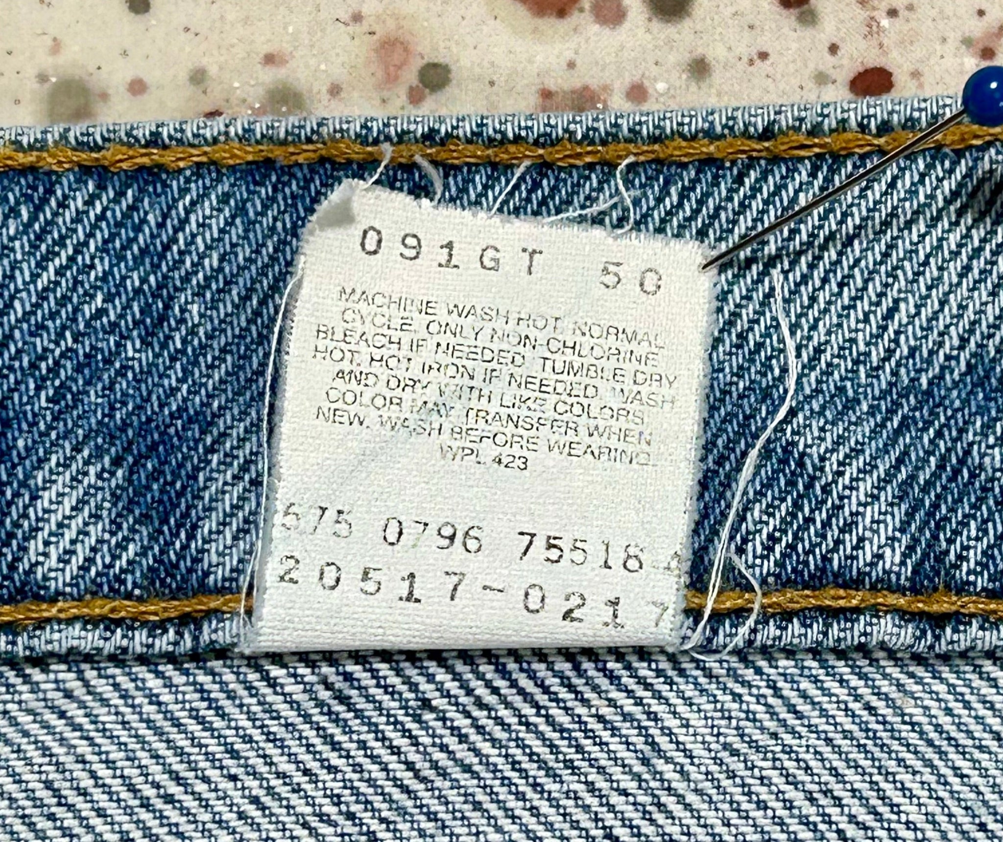 Vintage USA Levi 517 Orange Tab Super Wash Denim Jeans (JYJ0524-260)