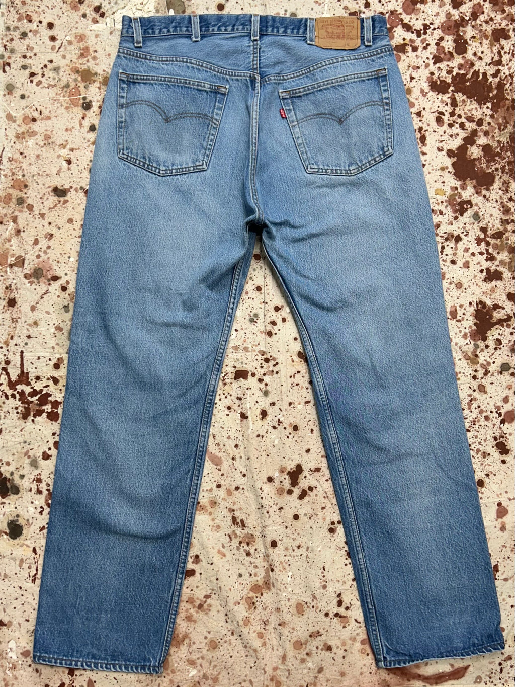 Vintage USA Levi’s 501 Paint and Feather Denim Jeans (JYJ1024-335)