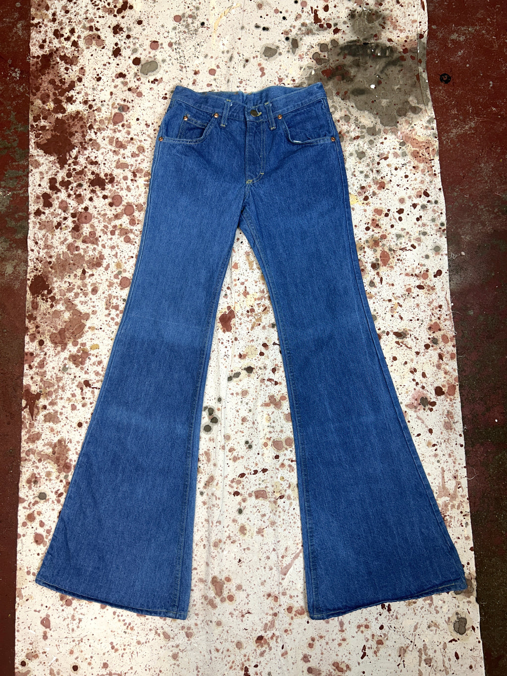 Vintage USA Lee Scovill Zipper Denim Jeans (JYJ0324-112)