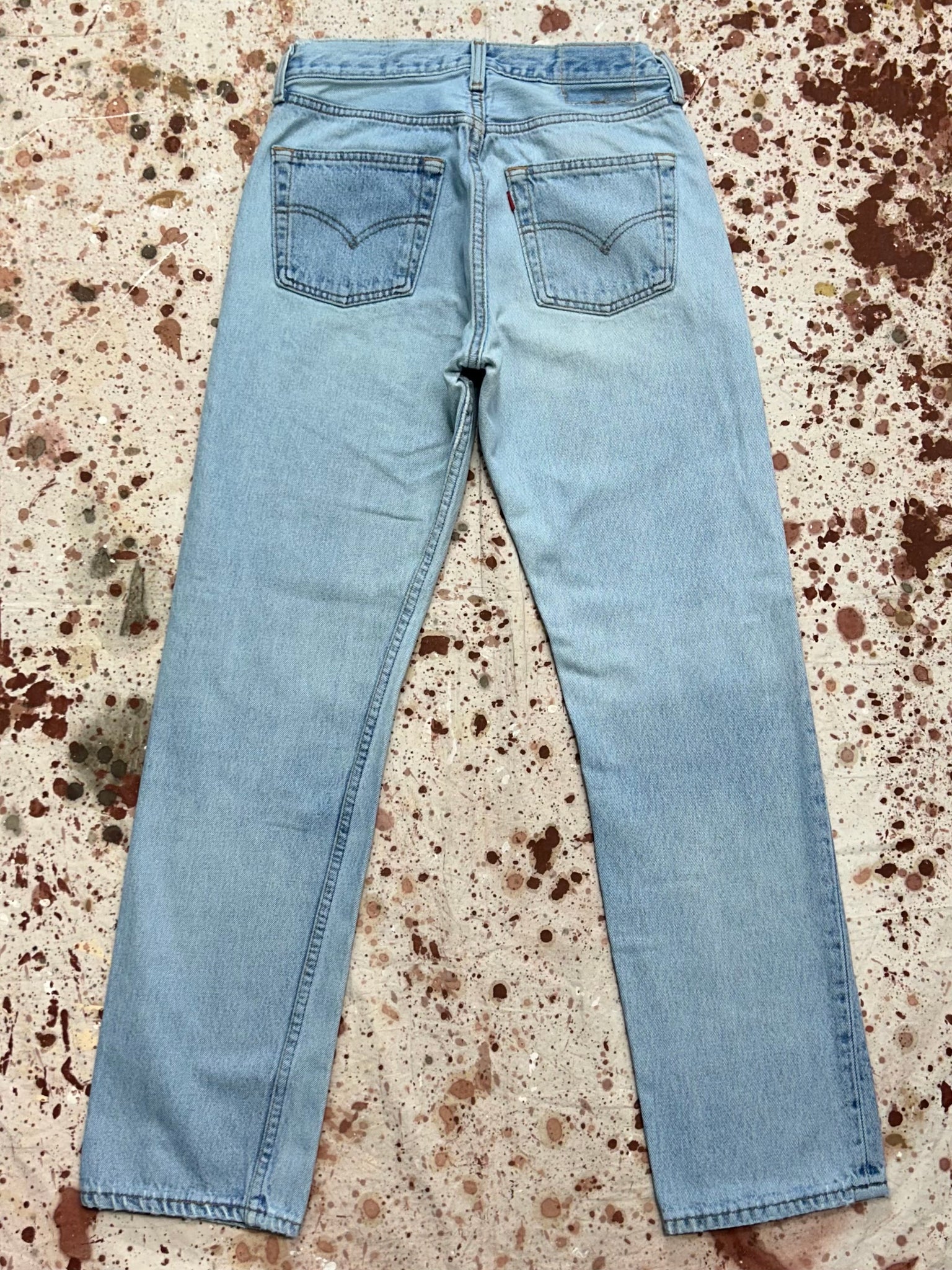 Vintage USA Levi's 501 For Women Light Wash Denim Jeans (JYJ1024-317)