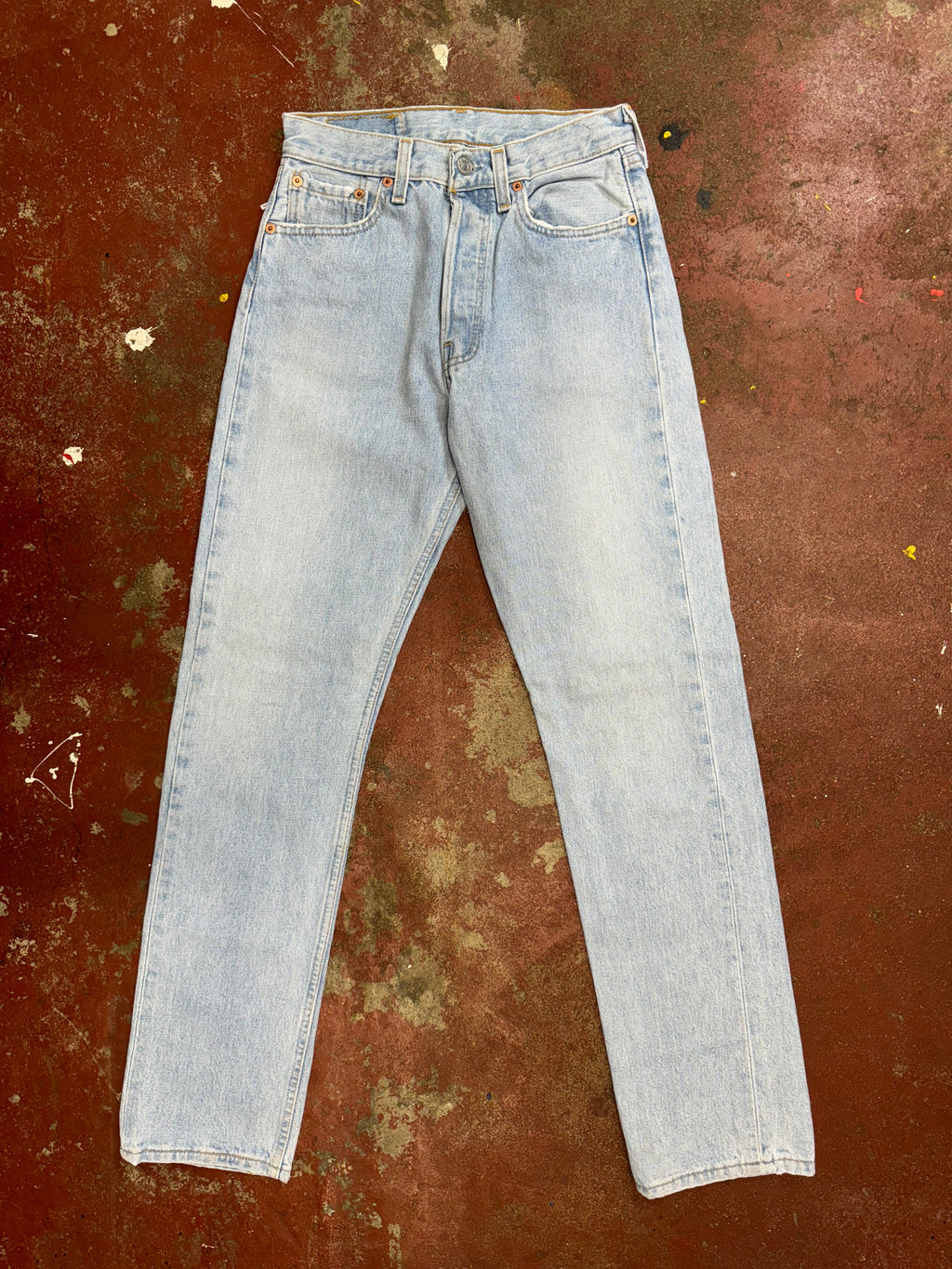 Vintage USA Levi's 501 Light Wash Denim Jeans (JYJ0324-105)