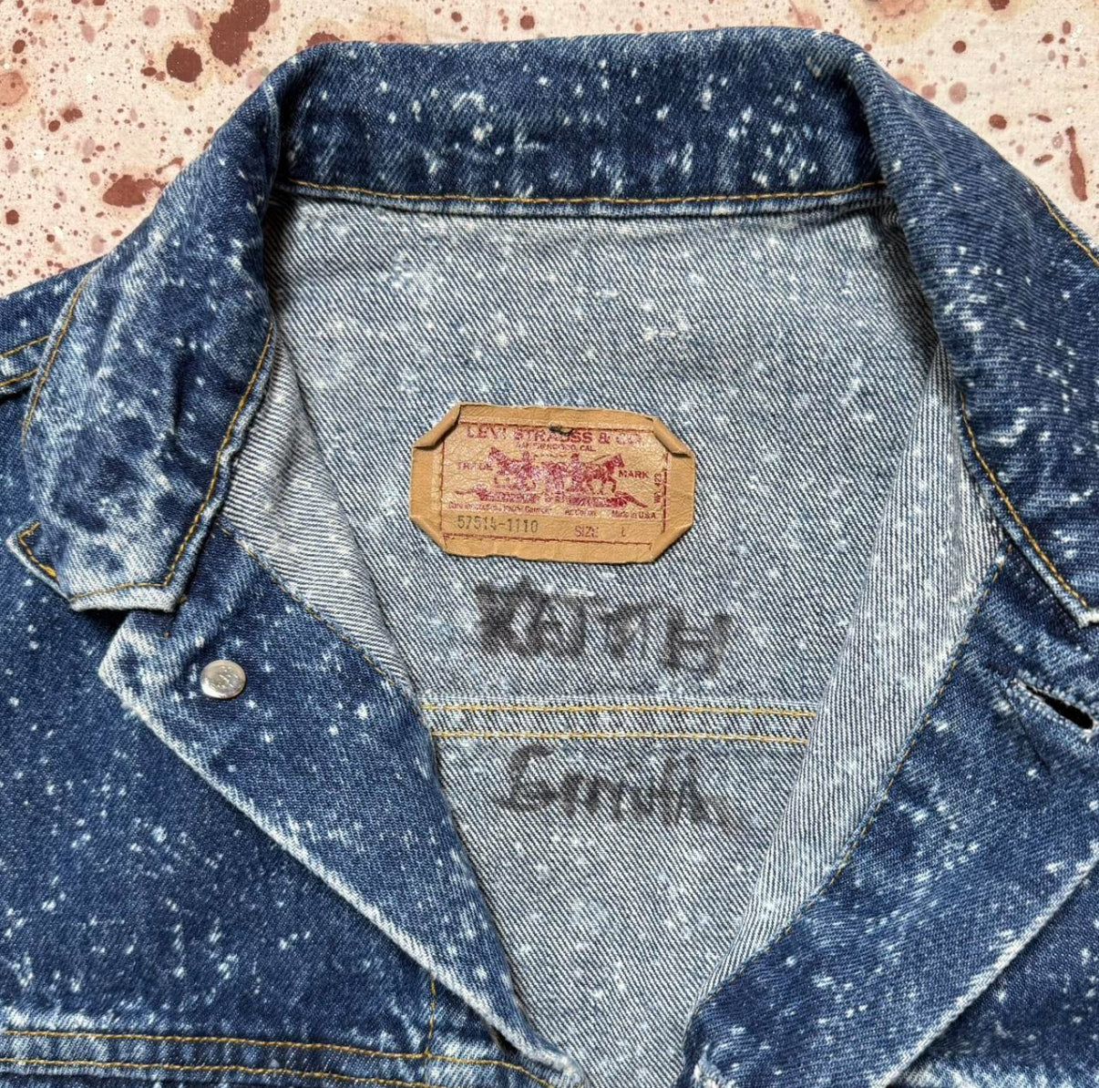Rare Vintage 1980’s Levi “Galactic” 4 Pocket Denim Jacket (JYJ-101225)