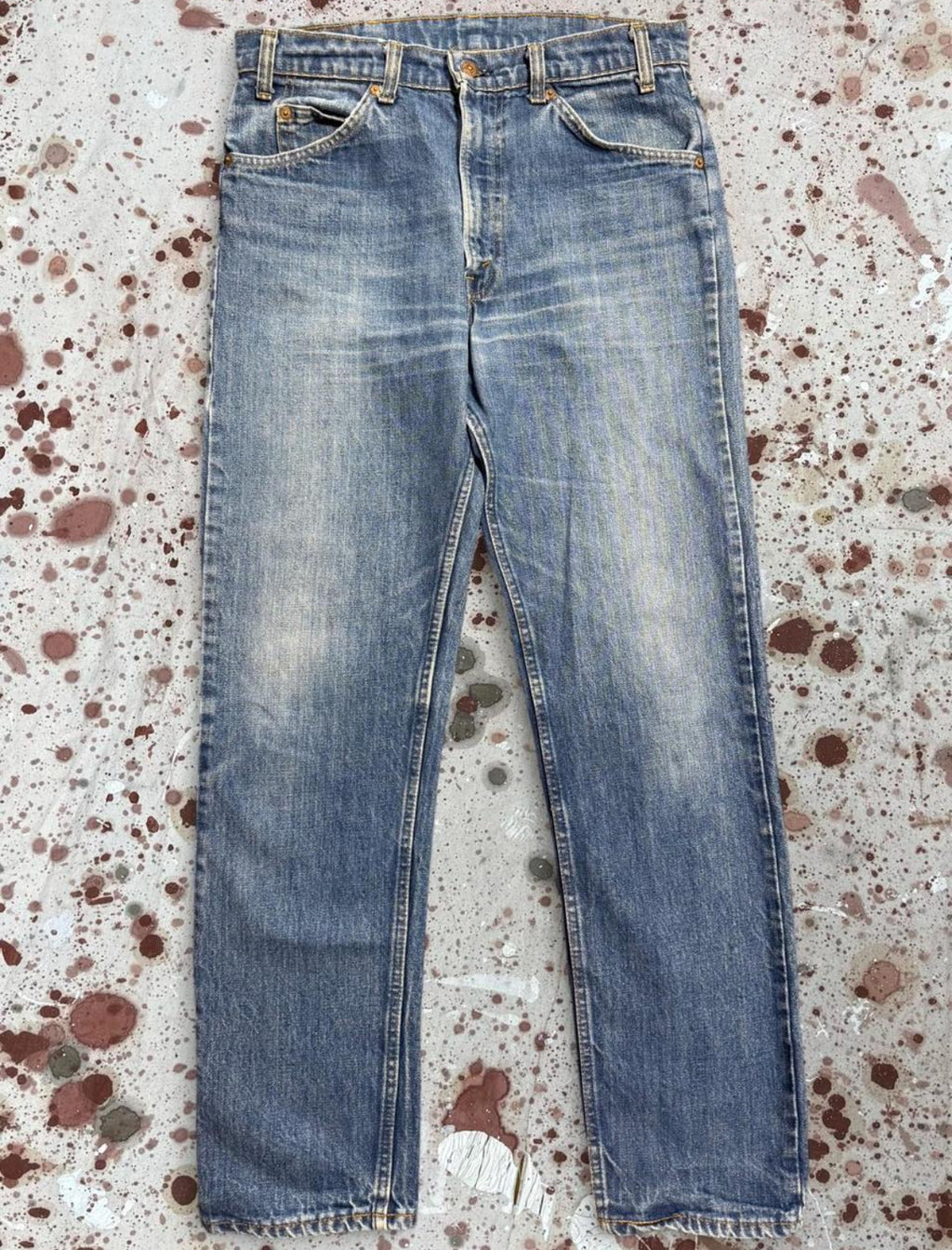 Vintage USA Levi 505 Super Wash Transitional Tag Denim Jeans (JYJ-331025)