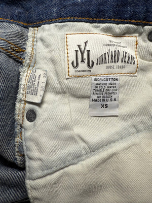 Vintage USA made Levi's 501 Super Dark Redline One-Wash Denim Jeans