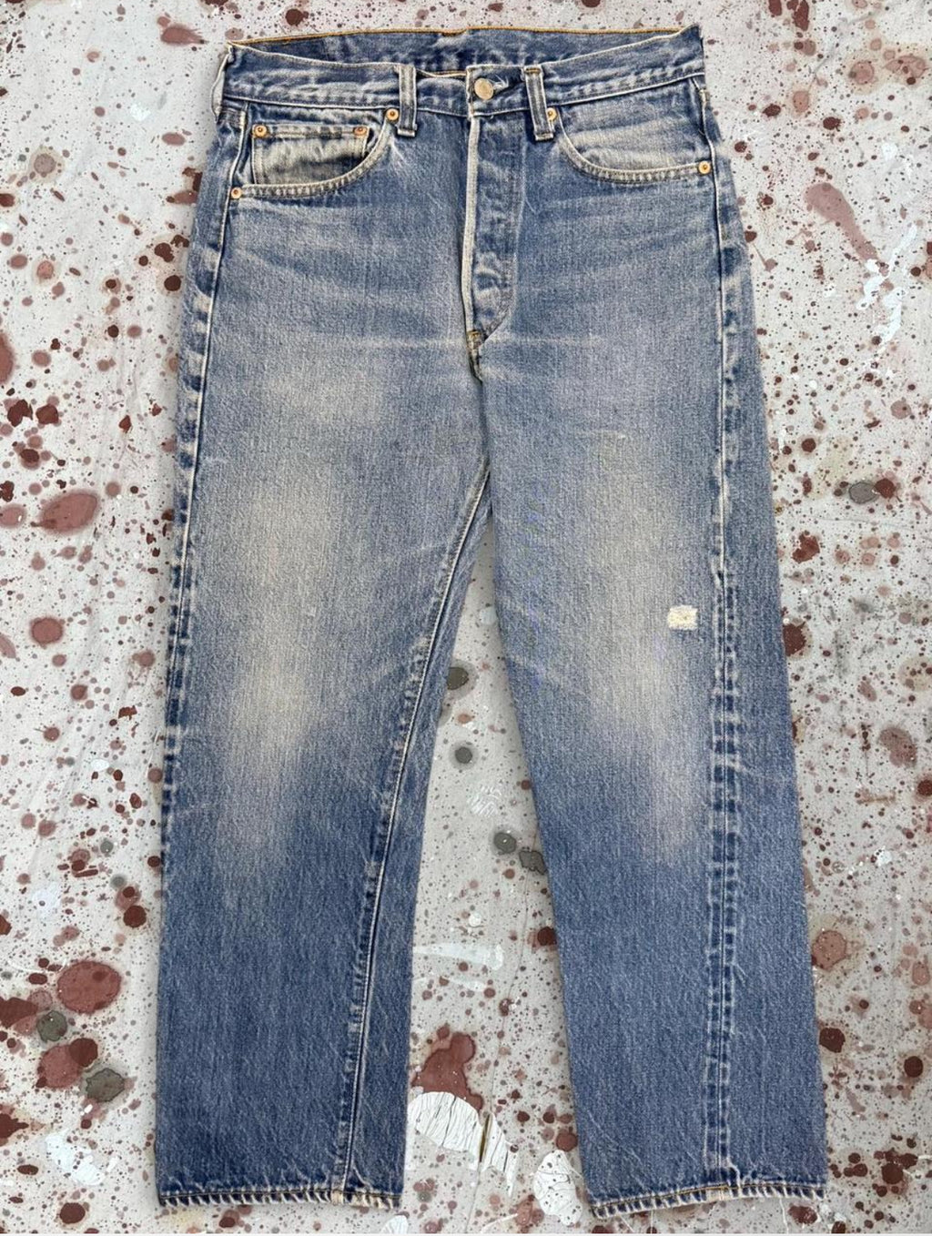 Vintage USA Levi's 501 Redline Super-Wash Denim Jeans (JYJ-201025)