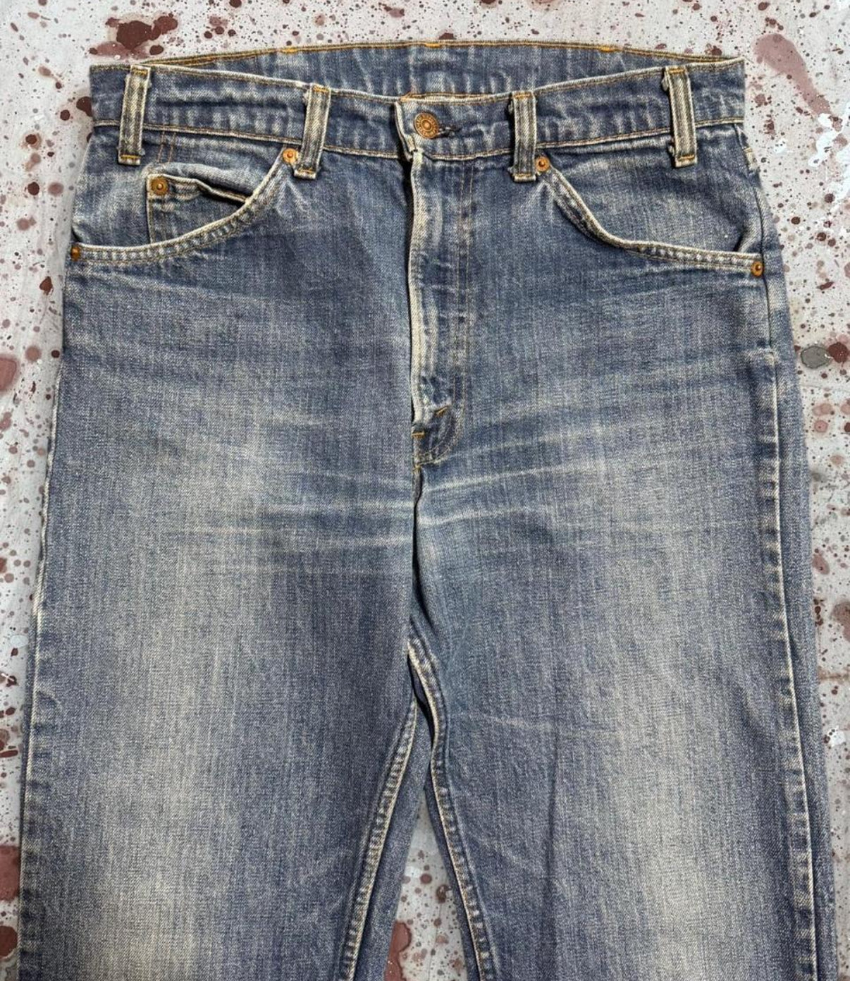 Vintage USA Levi 505 Super Wash Transitional Tag Denim Jeans (JYJ-331025)