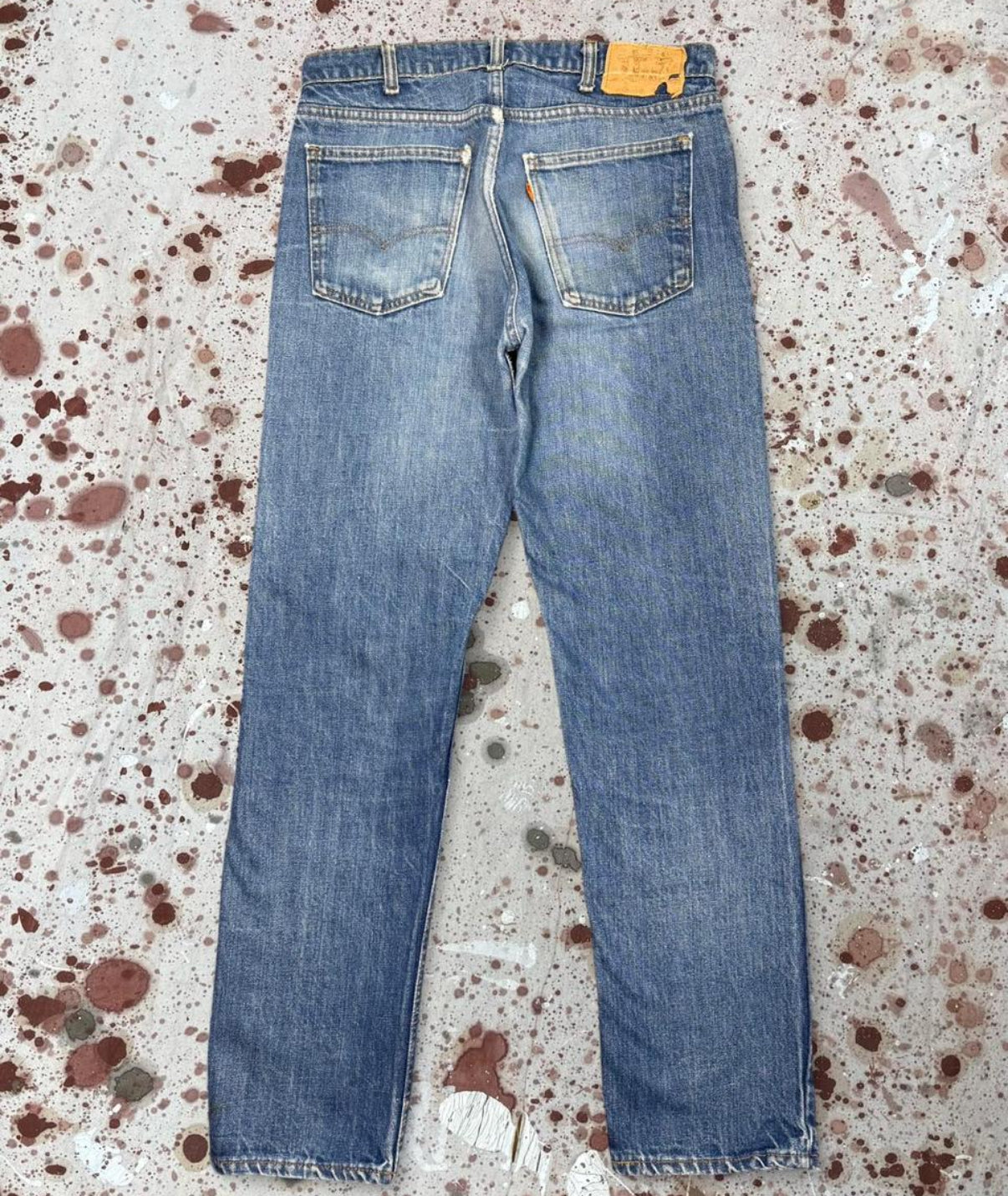 Vintage USA Levi 505 Super Wash Transitional Tag Denim Jeans (JYJ-331025)