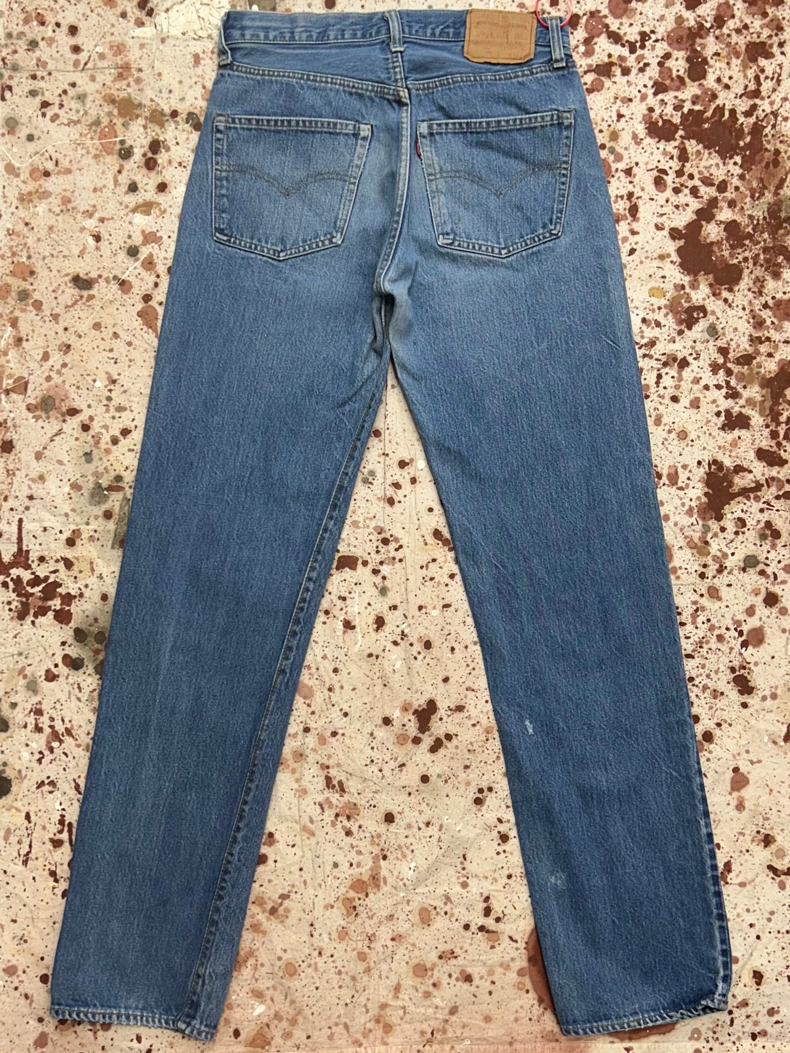 Vintage USA Levi 501 Premium Wash Redline Denim Jeans (JYJ0924-306)