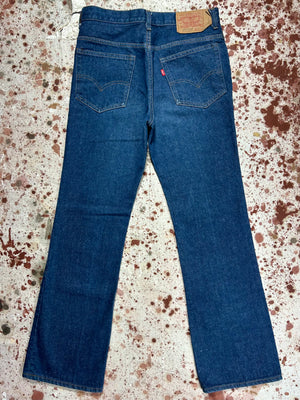 Vintage USA Levi 517 Transitional Talon 42 Zip One-Wash Denim Jeans (JYJ0424-170)