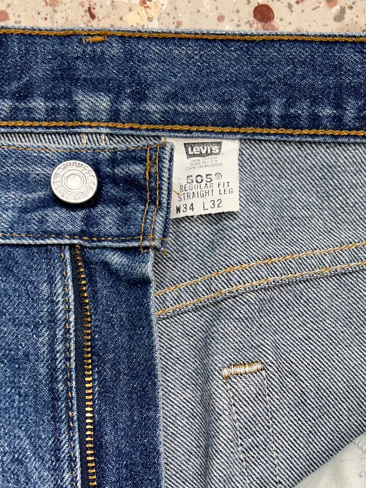 Vintage USA Levi's 505 Superwash Denim Jeans (JYJ0924-267)