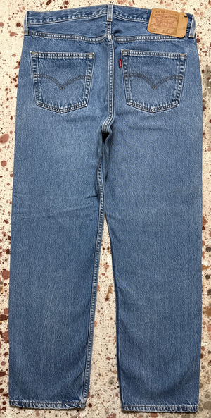 Vintage USA made Levis 501, Premium Wash, Denim Jeans (JYJ-05825)