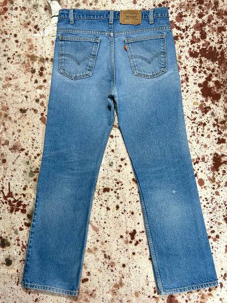 Vintage USA Levi 517 Orange Tab Super Wash Denim Jeans