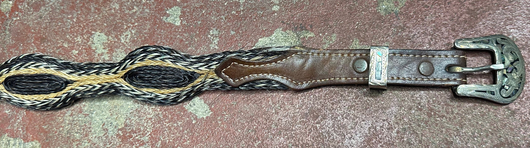 Vintage Braided Horse Hair Belt (JYJ-219)