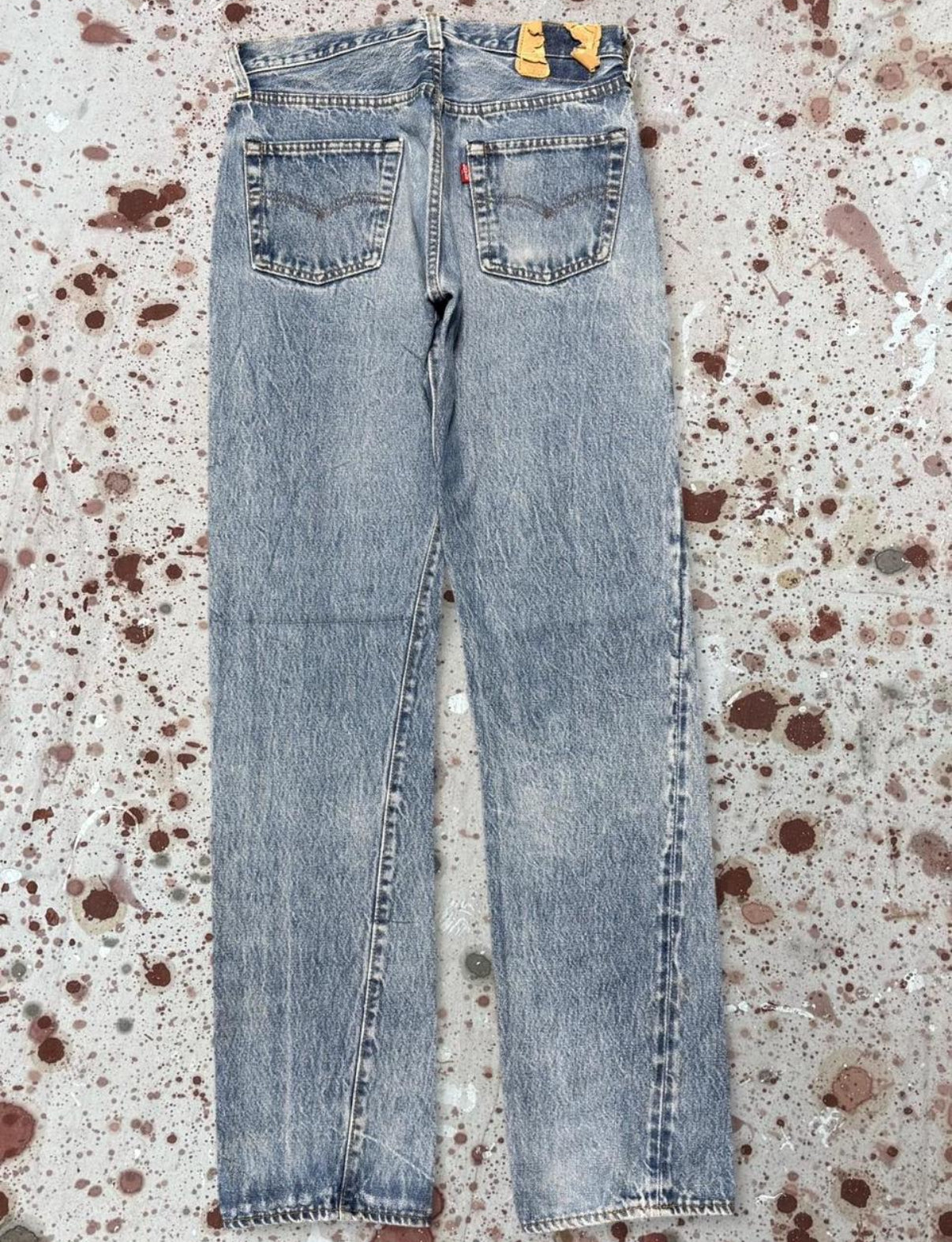 Vintage USA Levi 501 Redline Denim Jeans w/ tracks (JYJ-391025)