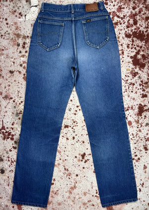 Vintage USA 1970’s Lee Lady Rider Talon Zipper Superwash Denim Jeans (JYJ0324-110)