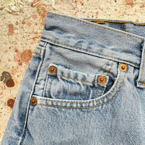 Vintage Levi 501 Light Wash Cut Off Denim Shorts (JYJ0524-213)