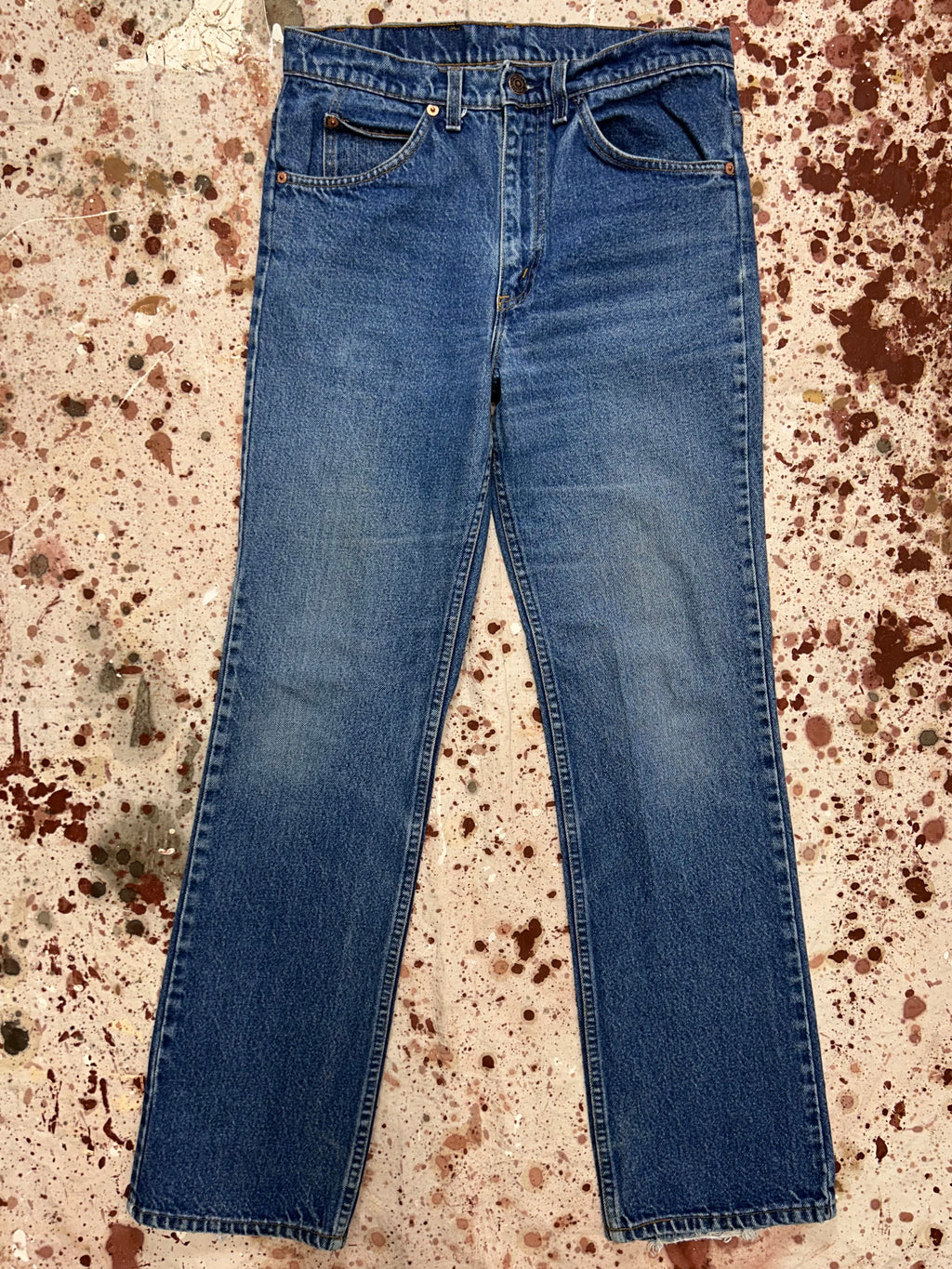 Vintage USA Levi's 517 Orange Tab Premium Wash Denim Jeans (JYJ0924-279)