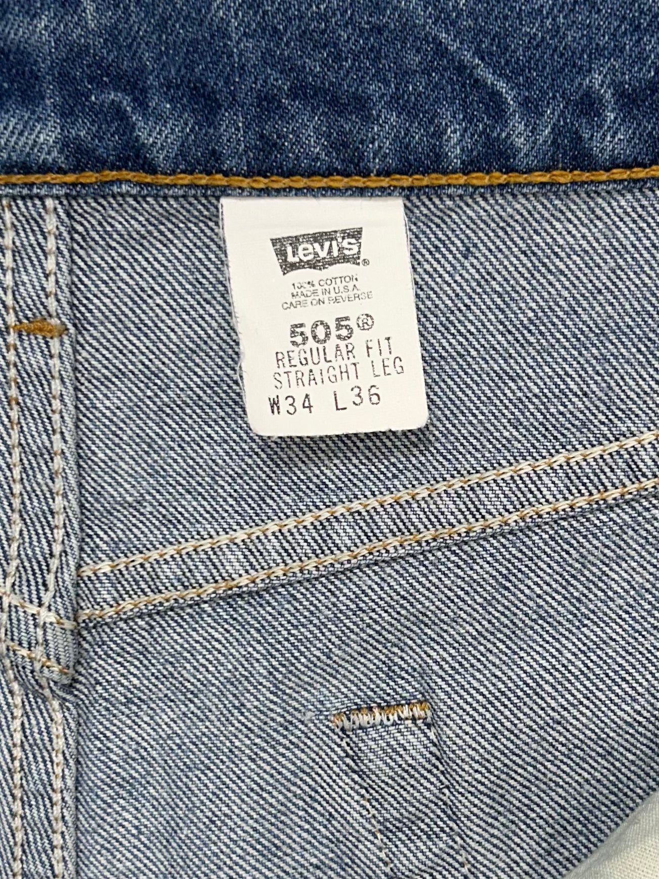 Vintage USA Levi's 505 Premium Wash Denim Jeans (JYJ0924-273)