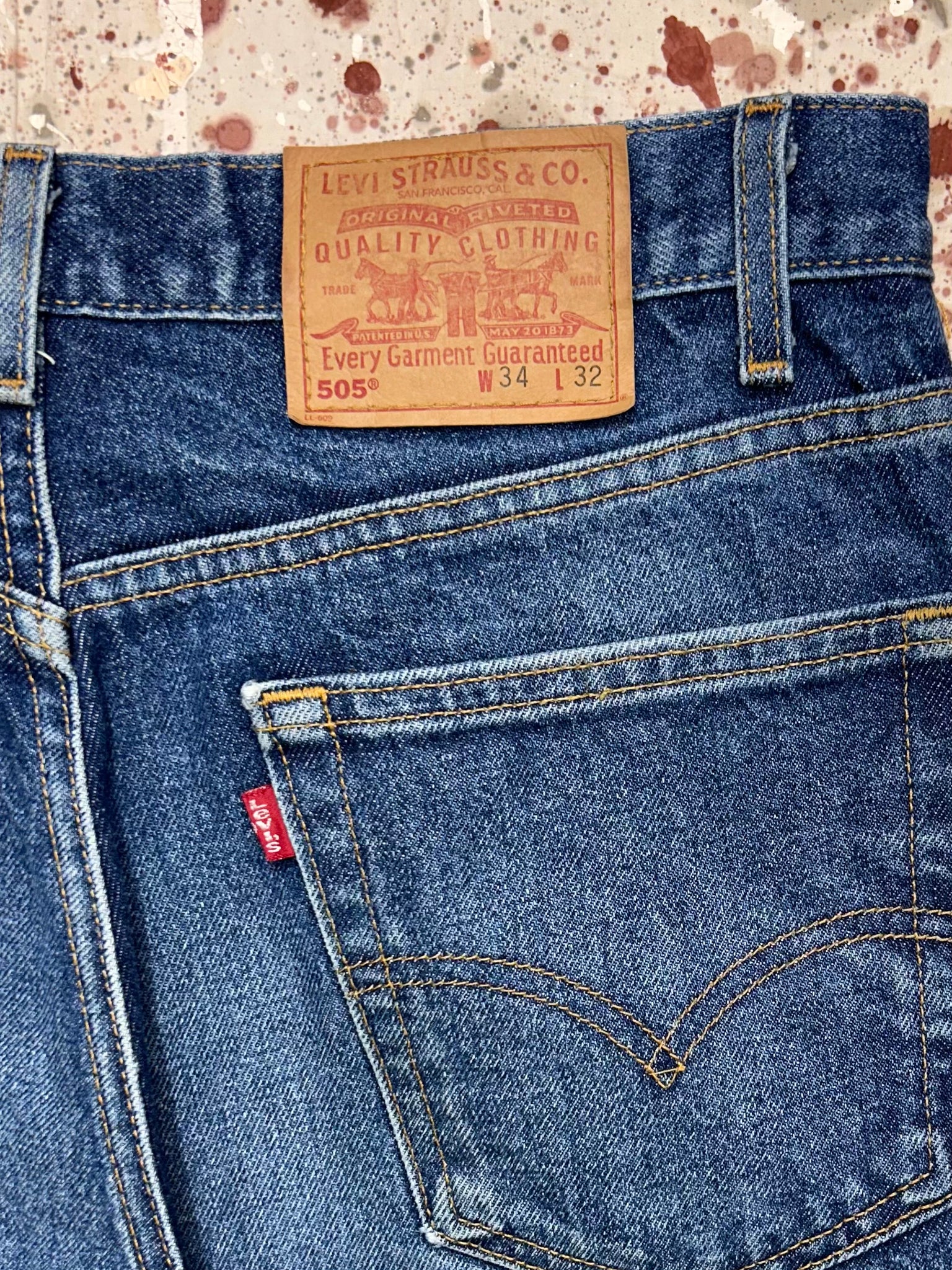 Vintage USA Levi's 505 Superwash Denim Jeans (JYJ0924-266)