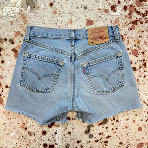 Vintage Levi 501 Light Wash Cut Off Denim Shorts (JYJ0524-213)