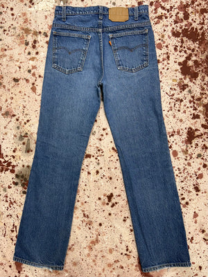 Vintage USA Levi's 517 Orange Tab Premium Wash Denim Jeans (JYJ0924-279)