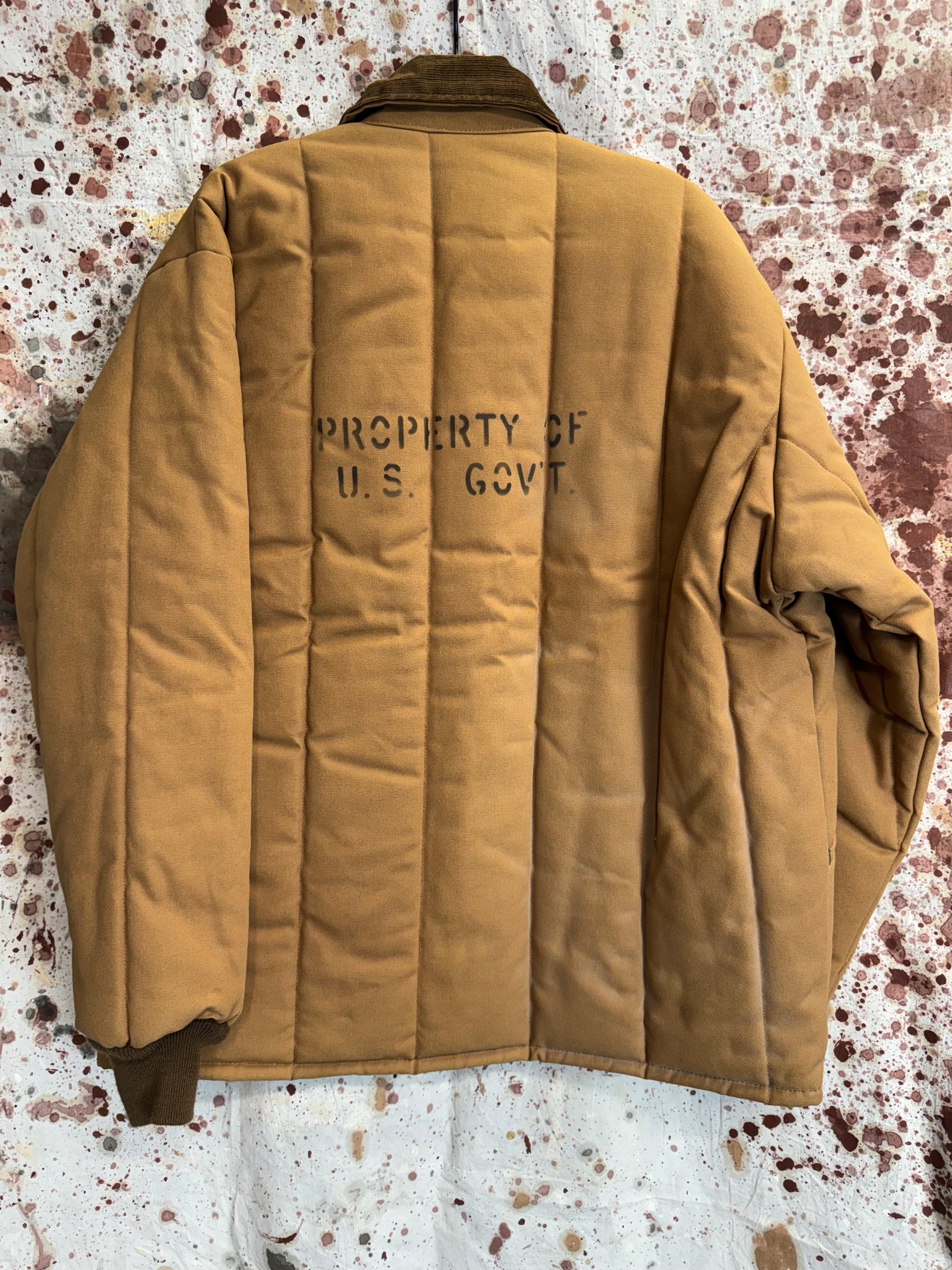 Vintage USA 1970's Deadstock KEY Government Quilted Work Jacket w Vintage USA 1970's Deadstock KEY Government Quilted Work Jacket w