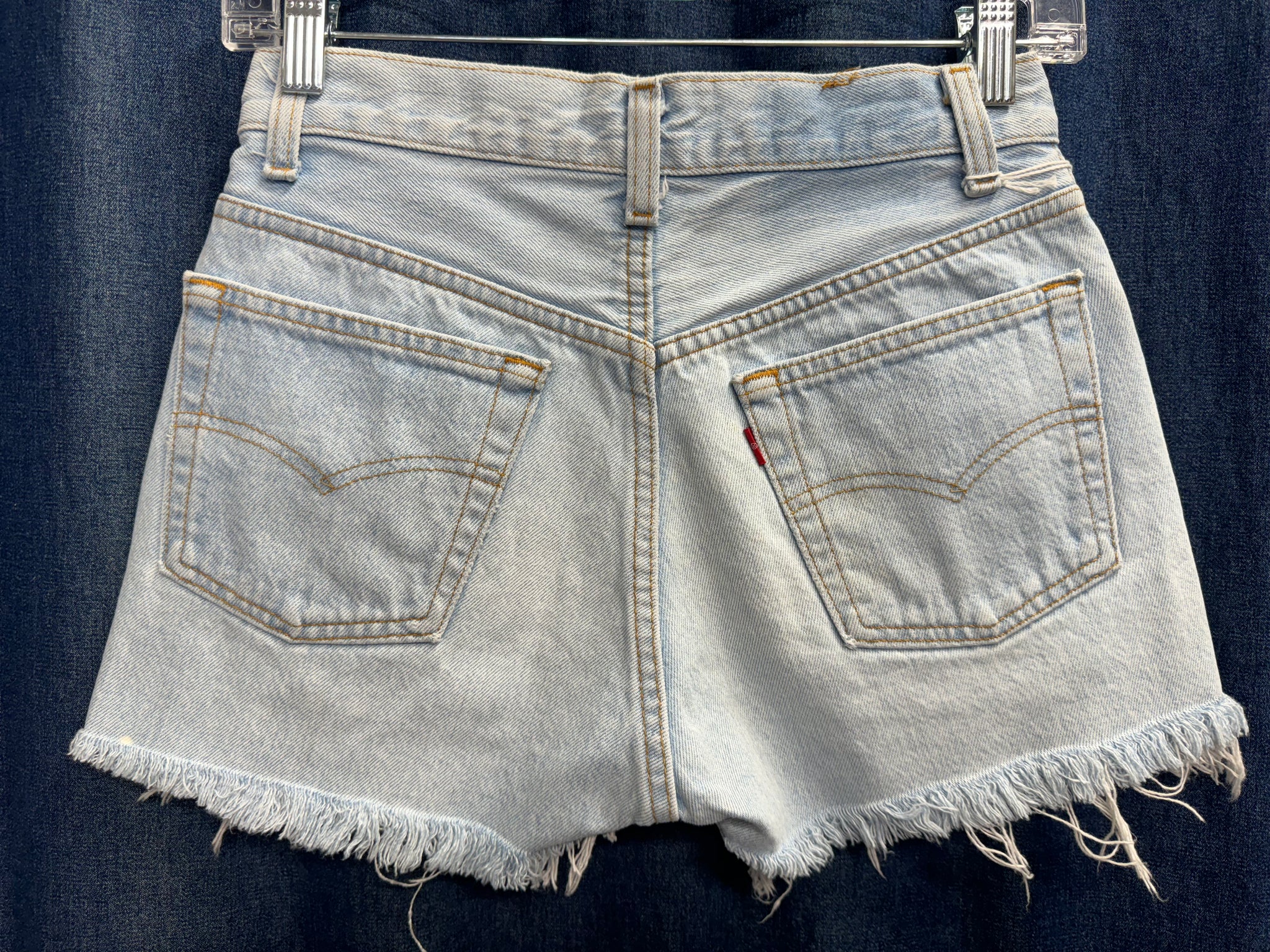 Vintage USA Levi’s 501 Light Wash Denim Cut Off Shorts (JYJ0524-219)