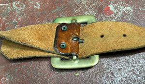 Vintage 70's Braided Leather Belt