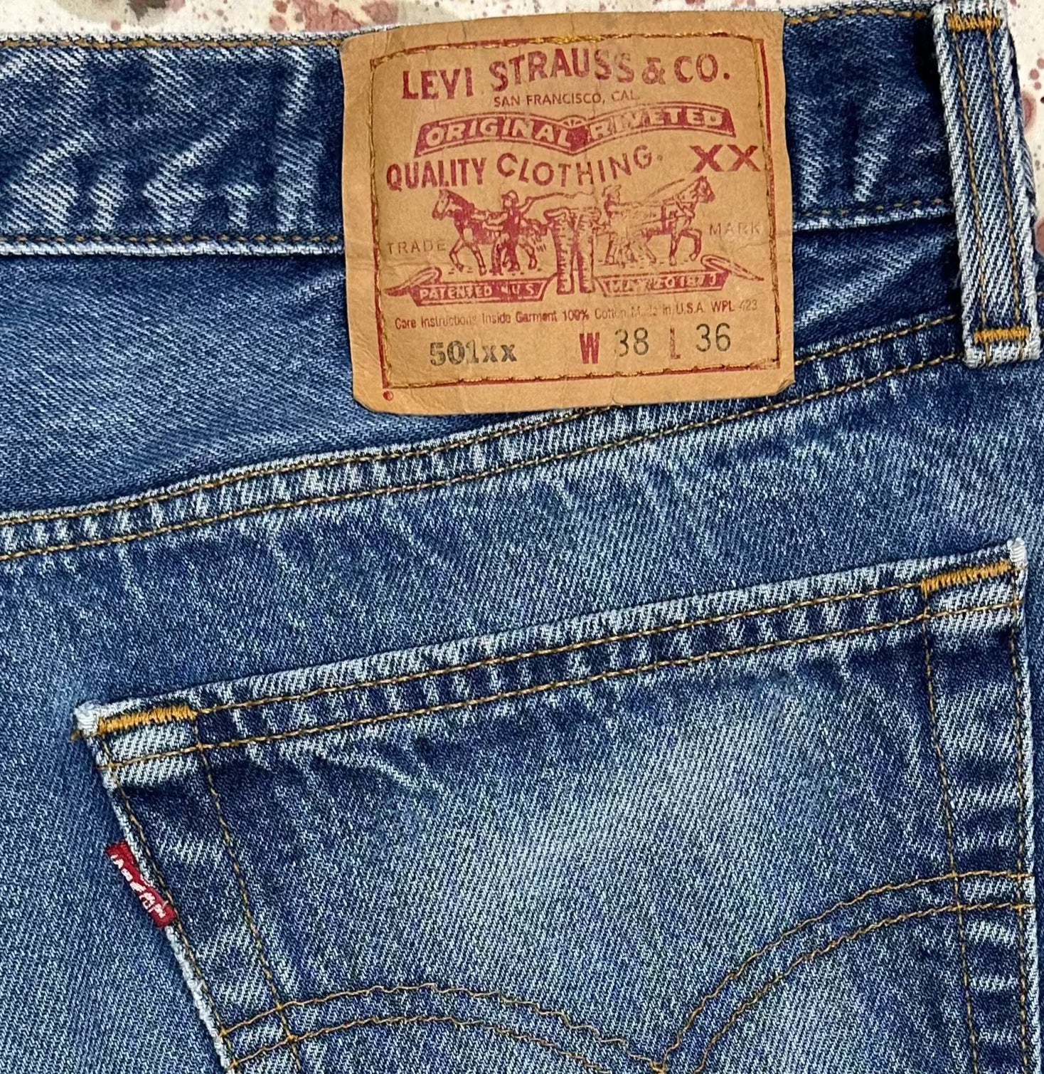 Vintage Super Wash USA 501 XX Vintage Levi (JYJ0923-037)