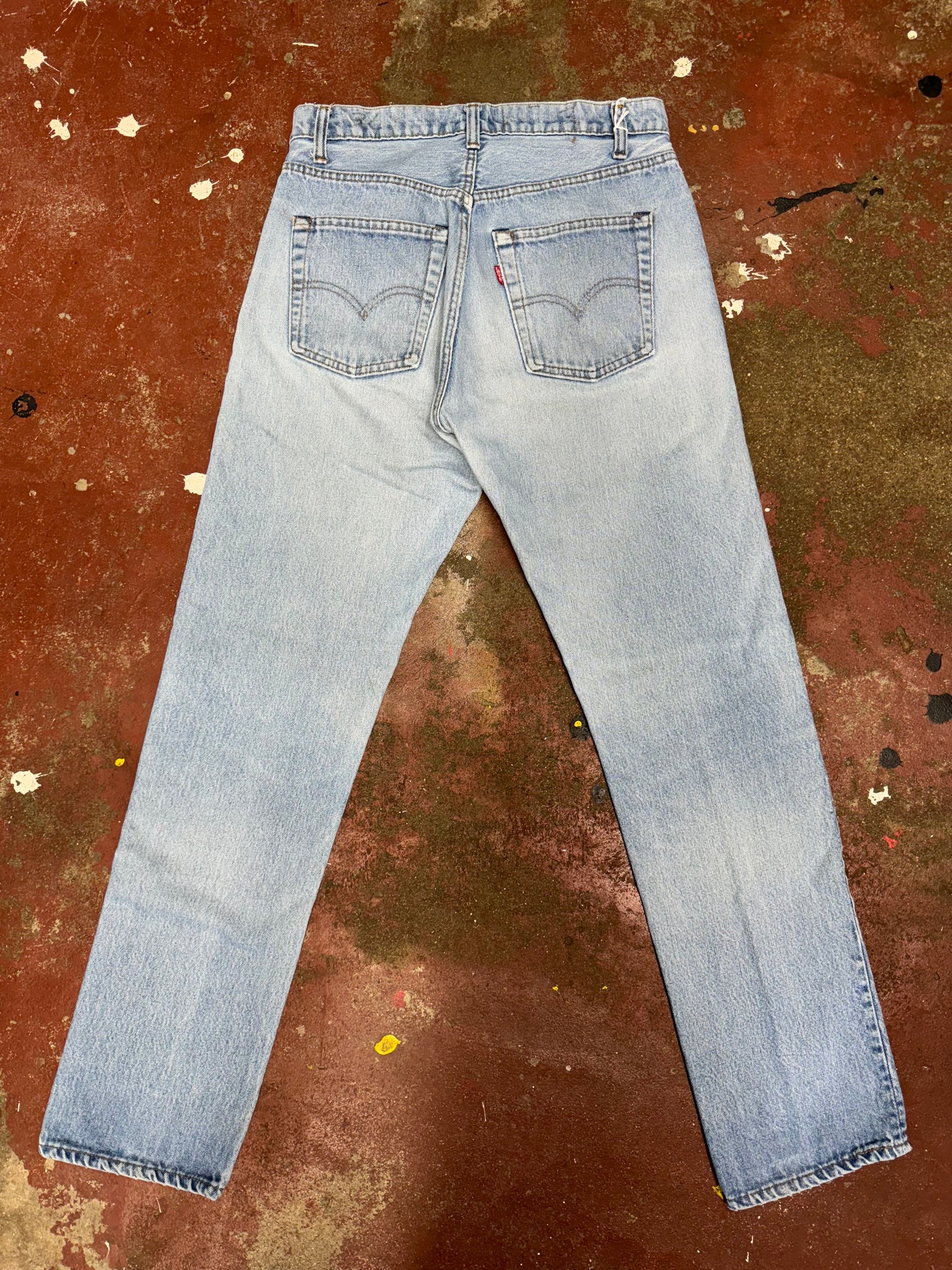 Vintage Talon Zipper 1970's USA Levi's 505 Premium Wash Jeans (JYJ0124-069)
