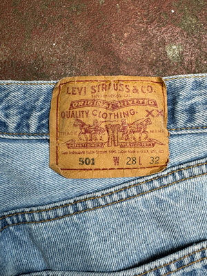 Vintage USA Medium Wash Levi 501 Denim Jeans (JYJ0124-042)
