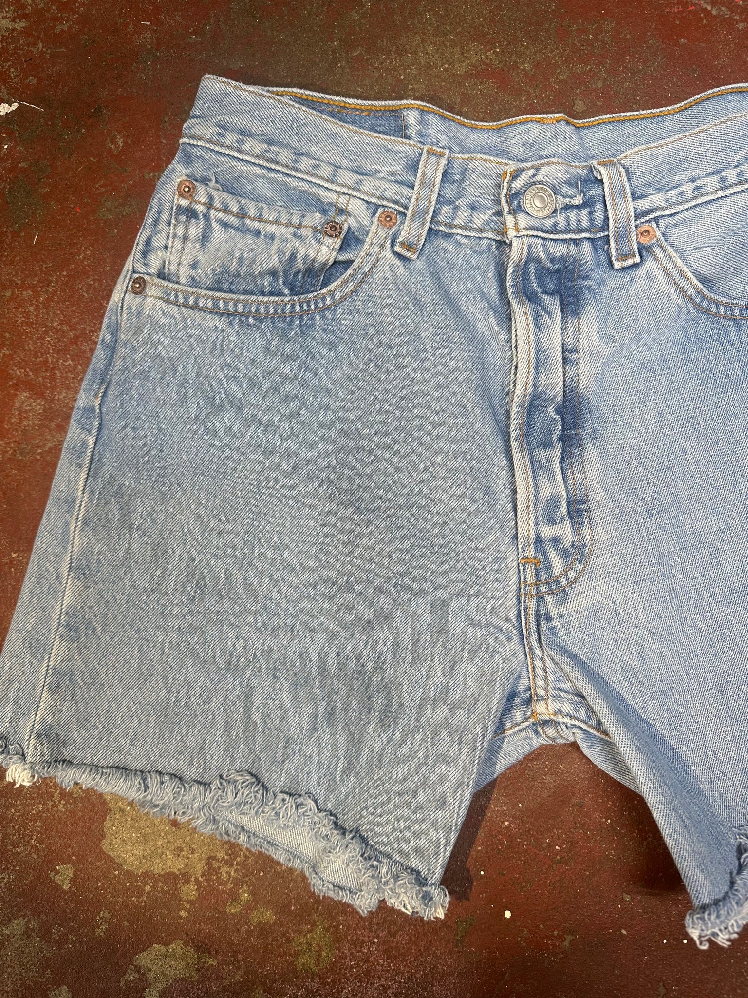 Vintage Levi 501 USA Made Cutoff Shorts (JYJ-212)