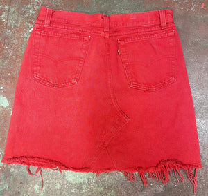 Vintage Levi Red Skirt (JYJ-196)