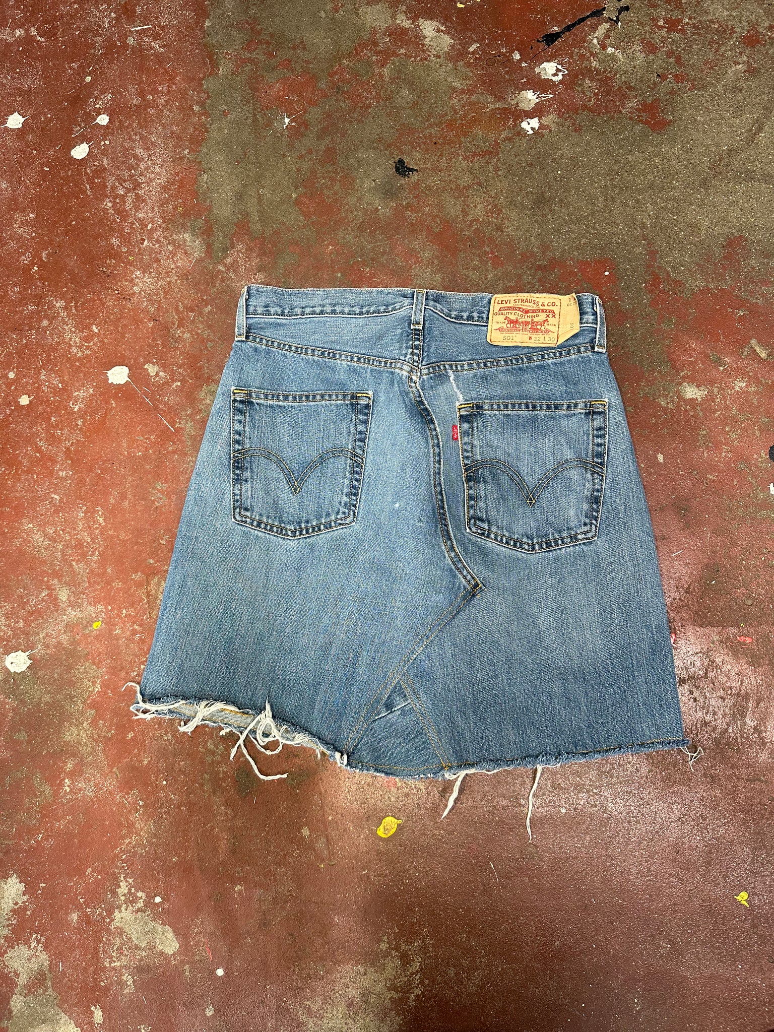 Vintage Levi 501 Denim Skirt (JYJ-190)