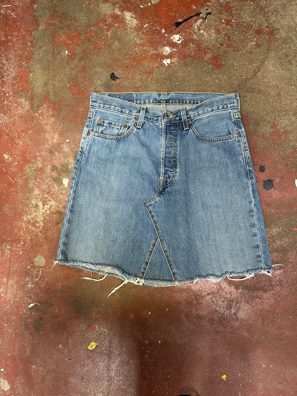 Vintage Levi 501 Denim Skirt (JYJ-190)