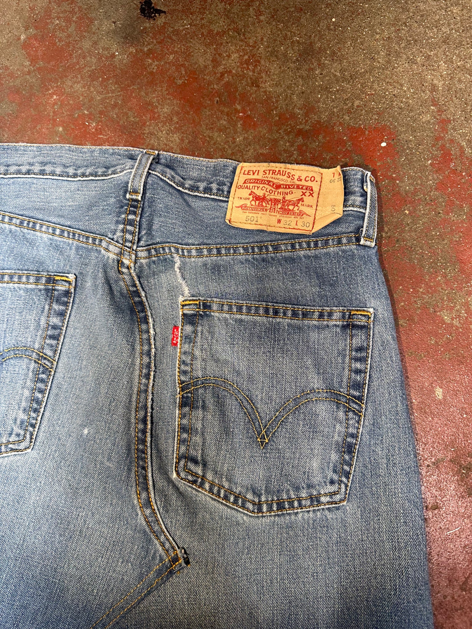 Vintage Levi 501 Denim Skirt (JYJ-190)